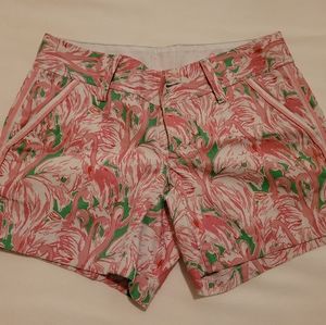Lilly Pulitzer Callahan flamingo shorts